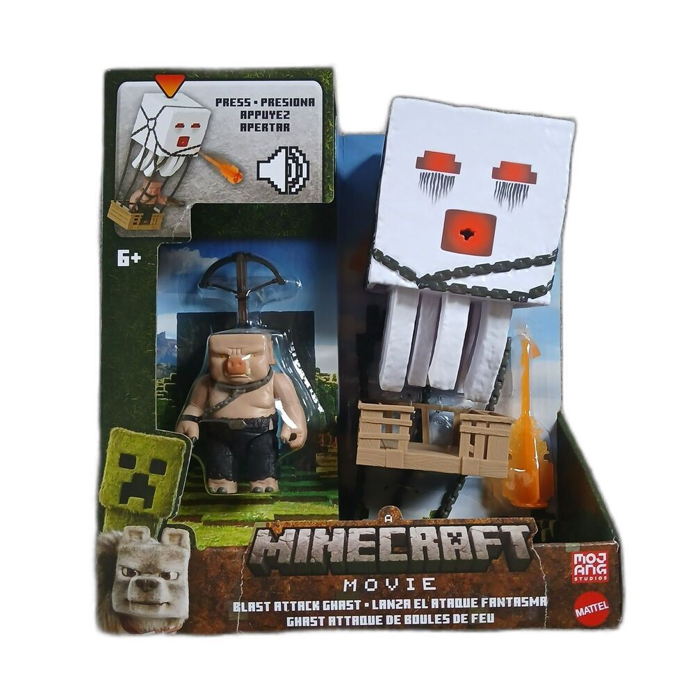 Mattel Minecraft Movie Blast Attack Ghast Playset Interactive NIB
